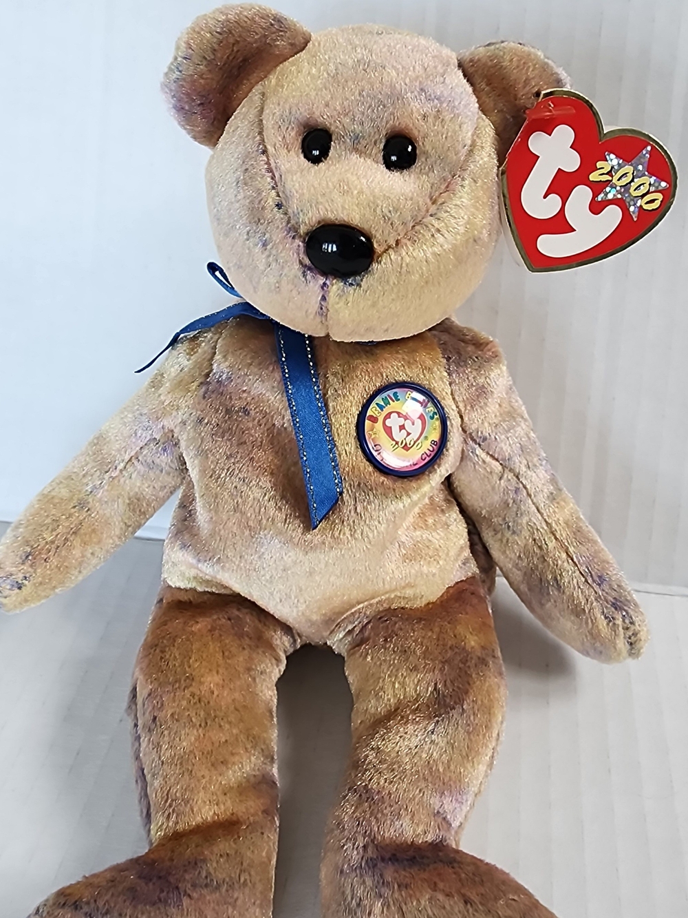 Y2K TY Beanie Babies Clubby III Bear 2000 Official Club Plush w/Tags